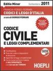 Codice civile 2011. Ediz. minore Codice civile 2011. Ediz. minore