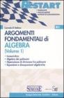 Argomenti fondamentali di algebra. Vol 1. E-book
