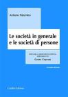 Le societ� in generale e le societ� di persone