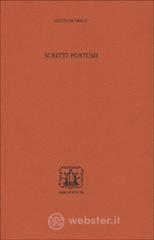 Scritti postumi
