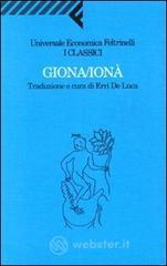 Giona/Ion�. In appendice: testo ebraico con traduzione interlineare