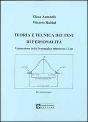Teoria e tecnica dei test di personalit�. Valutazione della personalit� attraverso i test