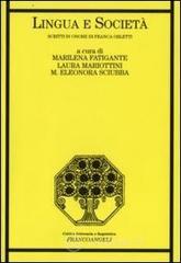 Lingua e societ�. Scritti in onore di Franca Orletti. E-book