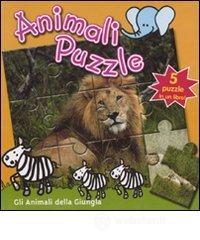 Gli animali della giungla. Animali puzzle