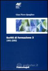 Scritti di formazione (1991-2002) vol.3