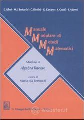Manuale modulare di metodi matematici. Modulo 4: Algebra lineare