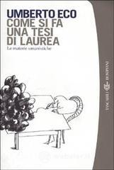 Come si fa una tesi di laurea