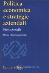 Politica economica e strategie aziendali Politica economica e strategie aziendali