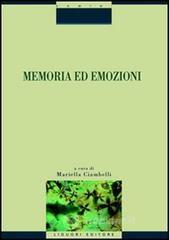 Memoria ed emozioni. E-book