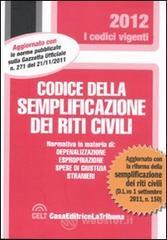 Codice della semplificazione dei riti civili. E-book