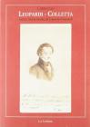 Carteggio Leopardi-Colletta. Con tre lettere inedite di Giacomo Leopardi
