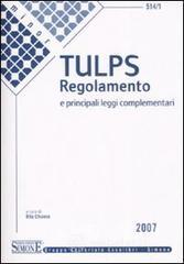Confronta prezzi Tulps. regolamento e leggi complementari