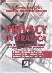 prezzi Privacy in pratica Tutte le cautele punto per punto per proteggere i dati personali