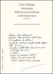 prezzi Antologia della poesia italiana contemporanea 1980 2001