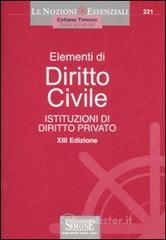 Confronta prezzi Elementi di diritto civile. istituzioni di diritto privato