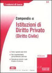 Confronta prezzi Compendio di istituzioni di diritto privato (diritto civile)