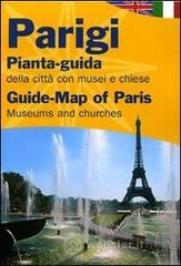 prezzi Parigi Pianta guida della città con musei e chiese­Guide map of Paris museums and churches
