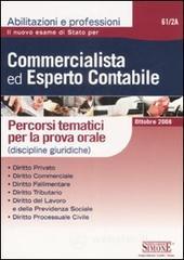 prezzi Il nuovo esame di stato per commercialista ed esperto contabile Percorsi tematici per la prova discipline giuridiche