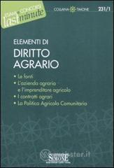 Confronta prezzi Elementi di diritto agrario