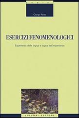 Esercizi fenomenologici. Esperienza della logica e logica dell'esperienza