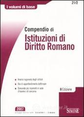 Confronta prezzi Compendio di istituzioni di diritto romano