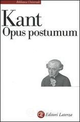 prezzi Opus postumum