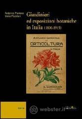 prezzi Giardinieri ed esposizioni botaniche in Italia 1800 1915