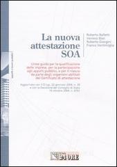 prezzi La nuova attestazione SOA