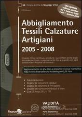 prezzi Abbigliamento tessili calzature artigiani 2005 2008