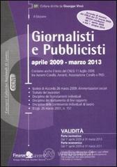 Giornalisti e pubblicisti. Aprile 2009-marzo 2013