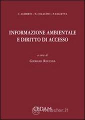 Informazione ambientale e diritto di accesso