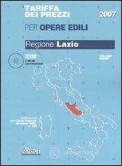 prezzi Tariffa dei prezzi per opere edili Regione Lazio Con CD ROM