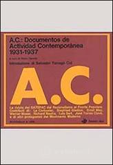 prezzi AC documentos de Actividad Contemporánea 1931 1937