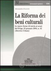 Confronta prezzi La riforma dei beni culturali
