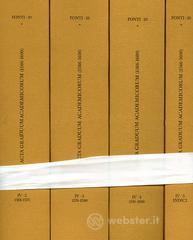 Acta graduum academicorum Gymnasii Patavini ab anno 1566 ad annum 1600 1591 1600