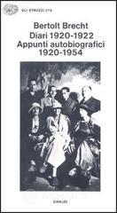 prezzi Diari 1920 1922 Appunti autobiografici 1920 1954