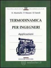 prezzi Termodinamica per ingegneri Applicazioni Con CD ROM