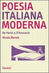 prezzi Poesia italiana moderna Da Parini a Dannunzio