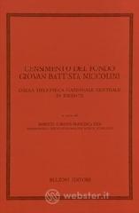 prezzi Censimento del Fondo Giovan Battista Niccolini della Biblioteca Nazionale Centrale di Firenze