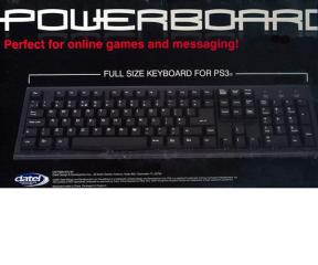 PS3 Usb Keyboard - DATEL