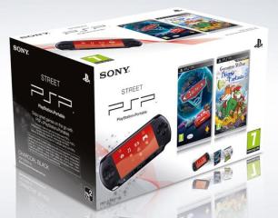 PSP E1000 + Cars 2 + Geronimo Stilton
