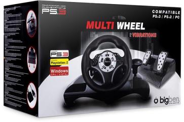 PS3 Volante di gioco con pedali Bigben