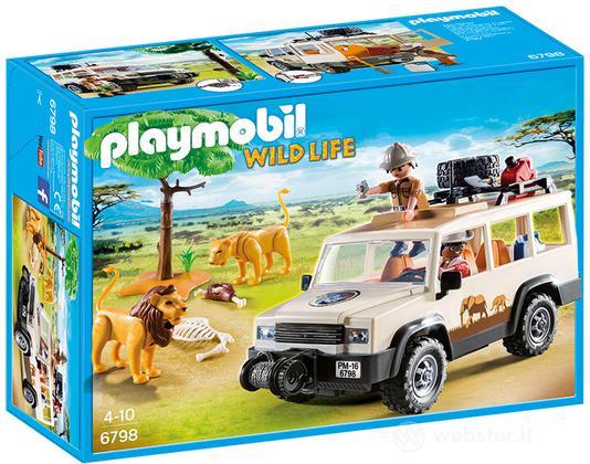 PLAYMOBIL Fuoristrada Nella Savana+Leoni PLAYMOBIL Fuoristrada Nella Savana+Leoni