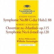 Haydn: symphony no.88/schumann: symphony no.4. manfred-overture (shm-cd/reissued