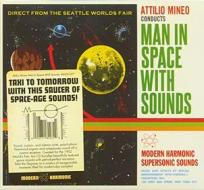 Man in space with sounds