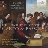 17th-century music for canto & basso