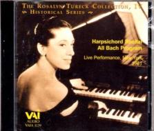 Roslayn tureck a bach harpsichord recital