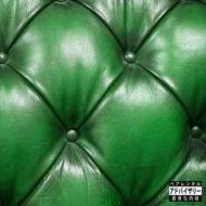 Money green leather sofa (Vinile)