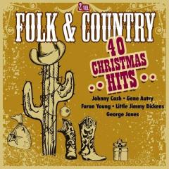 Folk & country-40 christmas hits