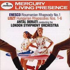 George enescu: roumanian rhapsody no. 1 / franz liszt: hungarian rhapsodies (london symphony orchestra feat. conductor: antal dorati)